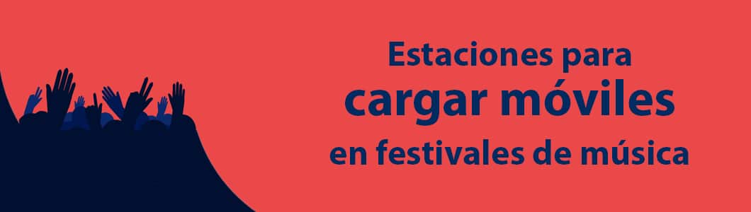 Cargadores para festivales de música